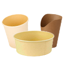 Poké, Pokébowls, Pots à soupes, Cornet à frites, Contenant à salade